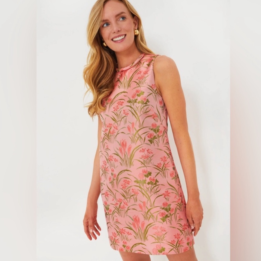 Cara Cara Pink Jacquard Mackenzie Dress XS